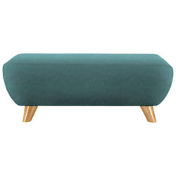 G Plan Vintage The Sixty Seven Footstool Festival Teal